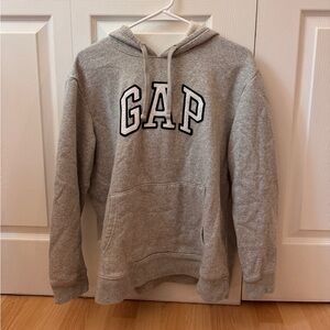 GAP Heather Gray Logo Hoodie